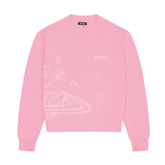 Broken Planet Knit Sweater Candy Pink