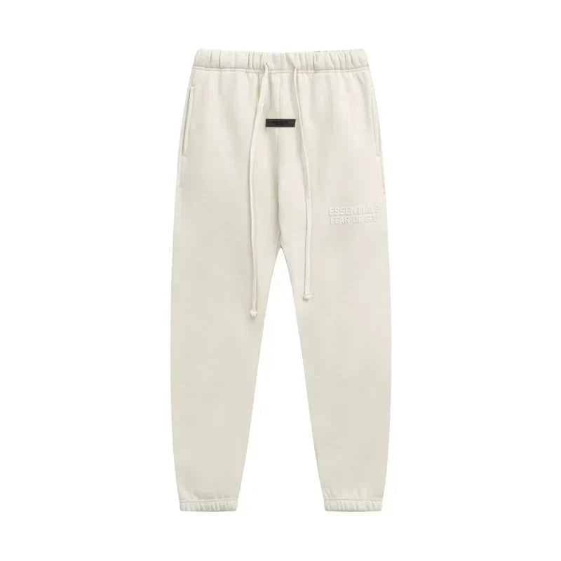 Fear of God Essentials Double Line Hoodie & Sweatpants Set Ivory